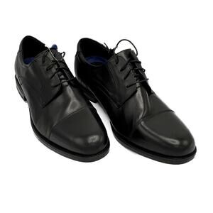 Florsheim Men's Finance Cap Oxford in Black Size 15D